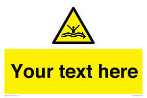 Custom Warning strong currents